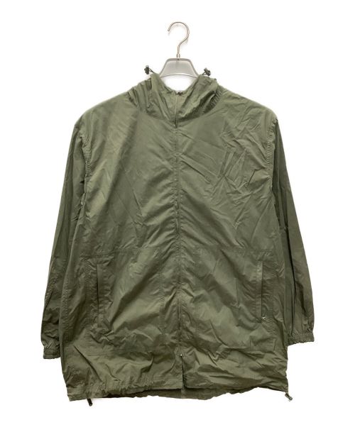 KIIT（キート）KIIT (キート) RECYCLE RIPSTOP NYLON DYED TAFTA HOODIE COAT グリーン サイズ:Mの古着・服飾アイテム