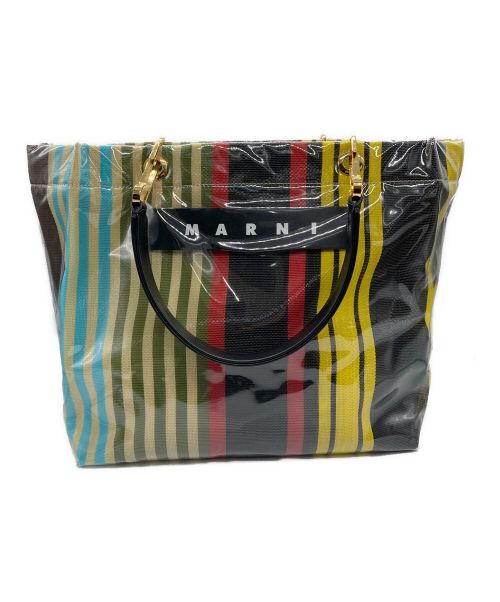 MARNI（マルニ）MARNI (マルニ) ストライプトートバッグの古着・服飾アイテム