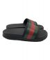 GUCCI (グッチ) ラバープールサンダル ブラック サイズ:SIZE 7：10000円