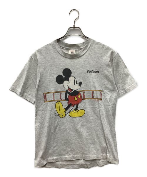 DISNEY（ディズニー）Disney (ディズニー) 半袖カットソー　コピーライト有/sherrysボディ/VINTAGE/古着 グレー サイズ:Mの古着・服飾アイテム