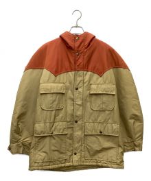 SHAN HOUSE（シャンハウス）の古着「中綿ジャケット　60S~70S/VINTAGE/古着」｜オレンジ×ベージュ