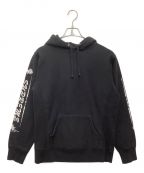 SUPREMEシュプリーム）の古着「16AW　ROSE HOODED SWEATSHIRT」｜ブラック