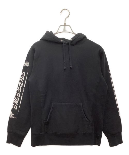 SUPREME（シュプリーム）Supreme (シュプリーム) 16AW　ROSE HOODED SWEATSHIRT ブラック サイズ:Sの古着・服飾アイテム