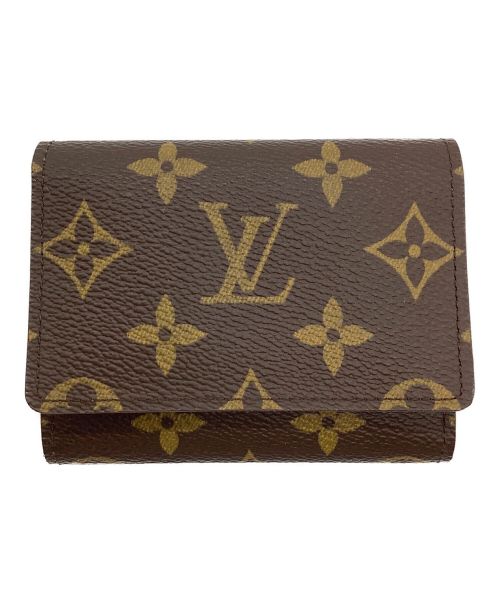 LOUIS VUITTON（ルイ ヴィトン）LOUIS VUITTON (ルイ ヴィトン) アンヴェロップ・カルト・ドゥ・ヴィジット ブラウンの古着・服飾アイテム