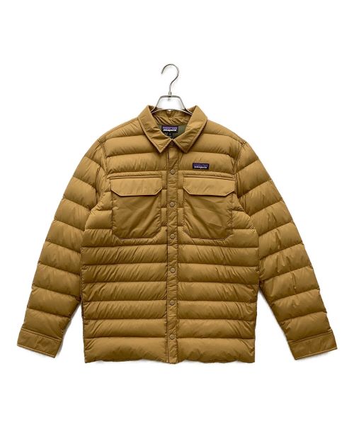 Patagonia（パタゴニア）Patagonia (パタゴニア) 19AW　Silent Down Shirt Jacket ベージュ サイズ:M 未使用品の古着・服飾アイテム