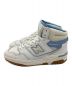 NEW BALANCE (ニューバランス) Aime Leon Dore (エメレオンドレ) BB650RR1 ホワイト×ブルー サイズ:24.5㎝ 未使用品：11800円