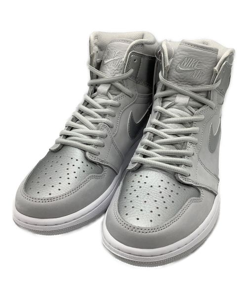 NIKE（ナイキ）NIKE (ナイキ) AIR JORDAN1 HIGH OG　CO JP/TOKYO グレー×シルバー サイズ:27cm 未使用品の古着・服飾アイテム