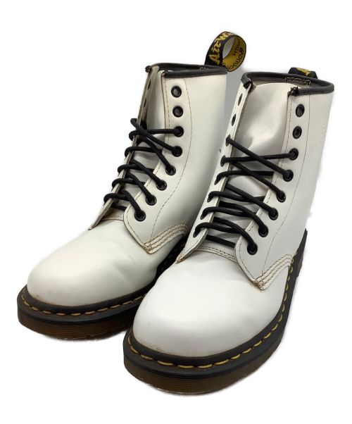 Dr.Martens（ドクターマーチン）Dr.Martens (ドクターマーチン) 8ホールブーツ ホワイト サイズ:UK7の古着・服飾アイテム