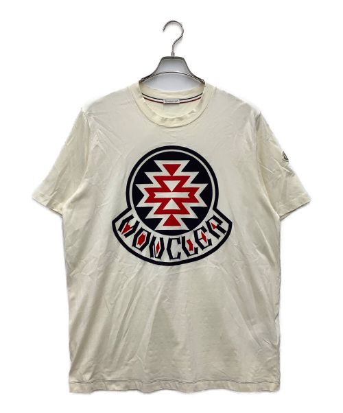 MONCLER（モンクレール）MONCLER (モンクレール) プリントTシャツ アイボリー サイズ:XXLの古着・服飾アイテム