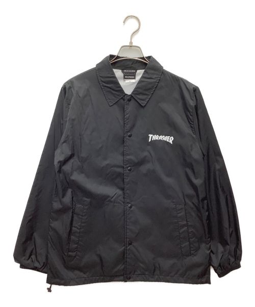 THRASHER（スラッシャー）THRASHER (スラッシャー) コーチジャケット ブラック サイズ:Mの古着・服飾アイテム