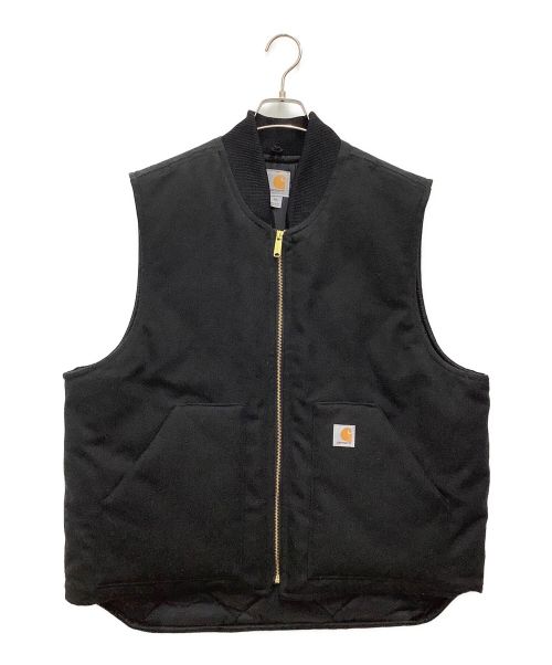 CarHartt（カーハート）CarHartt (カーハート) ダックベスト ブラック サイズ:XLの古着・服飾アイテム