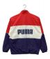 PUMA (プーマ) RETRO WOVEN JACKET PEACOAT レッド×ホワイト×ネイビー サイズ:XL：4800円