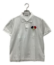 MONCLER（モンクレール）の古着「MAGLIA POLO MANICA CORTA」｜ホワイト