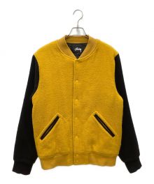 stussy（ステューシー）の古着「ウールスタジャン」｜イエロー×ブラック