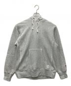 UNDEFEATED×Championアンディフィーテッド×チャンピオン）の古着「RW PULLOVER HOODIE」｜ライトグレー