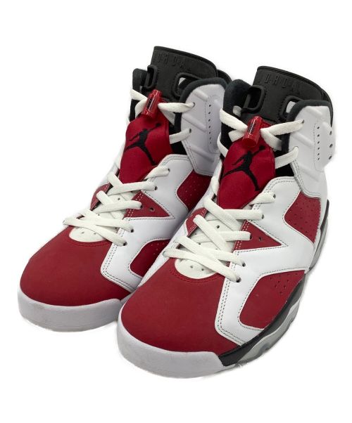 NIKE（ナイキ）NIKE (ナイキ) AIR JORDAN6 RETRO Carmine ボルドー×ホワイト サイズ:UK10の古着・服飾アイテム