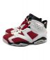 NIKE (ナイキ) AIR JORDAN6 RETRO Carmine ボルドー×ホワイト サイズ:UK10：17000円