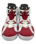 中古・古着 NIKE (ナイキ) AIR JORDAN6 RETRO Carmine ボルドー×ホワイト サイズ:UK10：17000円