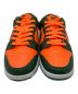 中古・古着 NIKE (ナイキ) DUNK LOW MIAMI HURRICANES グリーン×オレンジ サイズ:26.5cｍ：7000円