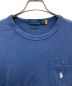 中古・古着 POLO RALPH LAUREN (ポロ・ラルフローレン) ポケットロングカットソー ブルー サイズ:L：4800円