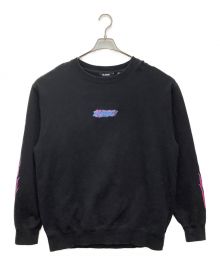 X-LARGE（エクストララージ）の古着「FIRE LOGO CREWNECK SWEAT」｜ブラック