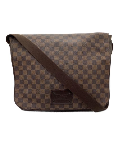 LOUIS VUITTON（ルイ ヴィトン）LOUIS VUITTON (ルイ ヴィトン) フラップショルダーバッグ ブラウンの古着・服飾アイテム