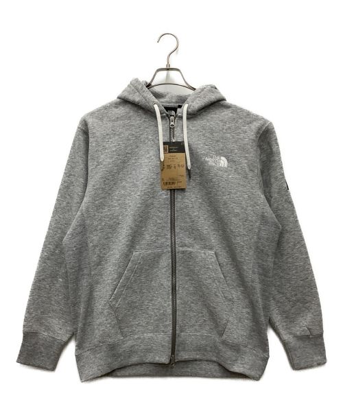 THE NORTH FACE（ザ ノース フェイス）THE NORTH FACE (ザ ノース フェイス) ジップパーカー　SQUARE LOGO FULLZIP グレー サイズ:SIZE L 未使用品の古着・服飾アイテム