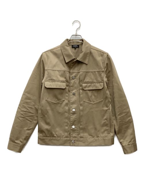 A.P.C.（アーペーセー）A.P.C. (アー・ペー・セー) 1stタイプ　カバーオール ベージュ サイズ:Lの古着・服飾アイテム