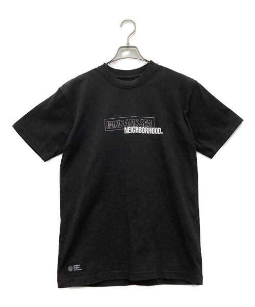 NEIGHBORHOOD（ネイバーフッド）NEIGHBORHOOD (ネイバーフッド) WIND AND SEA (ウィンダンシー) 半袖カットソー ブラック サイズ:SIZE Mの古着・服飾アイテム