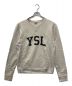 Saint Laurent Paris（サンローランパリ）の古着「YSL SWEATSHIRT　	2021AW」｜ベージュ