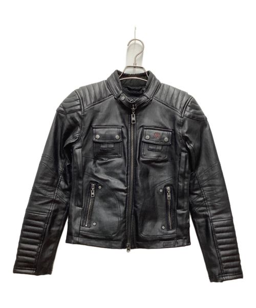 HARLEY-DAVIDSON（ハーレーダビッドソン）HARLEY-DAVIDSON (ハーレーダビッドソン) バイカージャケット ブラック サイズ:SIZE XSの古着・服飾アイテム