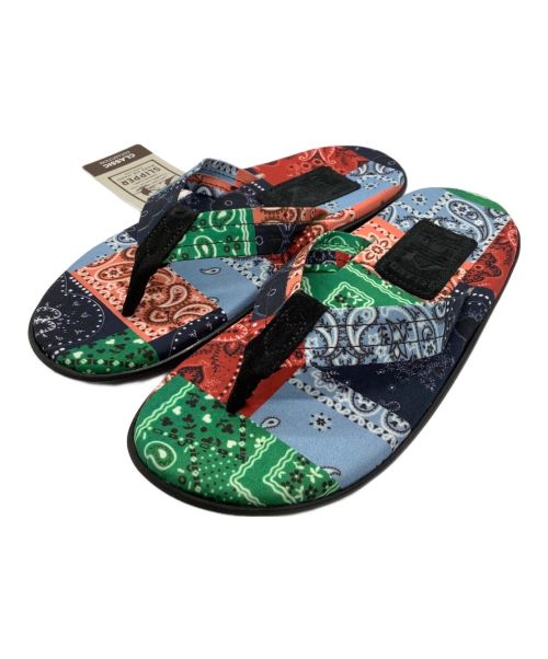 ISLAND SLIPPER（アイランドスリッパ）ISLAND SLIPPER (アイランドスリッパ) BEAMS (ビームス) バンダナサンダル マルチカラー サイズ:SIZE　9 未使用品の古着・服飾アイテム