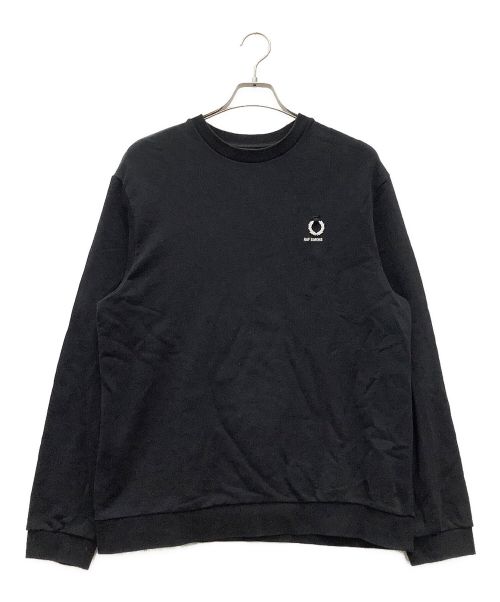 FRED PERRY（フレッドペリー）FRED PERRY (フレッドペリー) RAF SIMONS (ラフシモンズ) スウェット ブラック サイズ:SIZE Mの古着・服飾アイテム