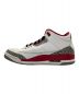 中古・古着 NIKE (ナイキ) AIR JORDAN3　Cardinal Red ホワイト×レッド サイズ:SIZE 28cm：13000円