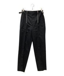 JOHN LAWRENCE SULLIVAN（ジョン ローレンス サリバン）の古着「パンツ 22ss Wool tapered zip trousers」｜グレー