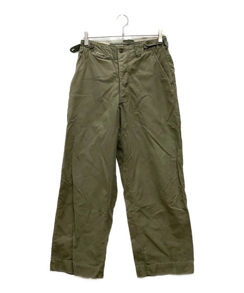 US ARMY（ユーエスアーミー）US ARMY (ユーエスアーミー) 40S～ M43　Trousers,Field,Cotton O.D グリーン サイズ:SIZE W30×L30の古着・服飾アイテム