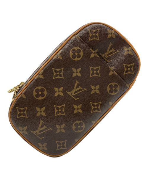 LOUIS VUITTON（ルイ ヴィトン）LOUIS VUITTON (ルイ ヴィトン) ヴィトン　ポシェットガンジュ ブラウンの古着・服飾アイテム