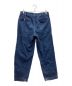 unfil (アンフィル) Cotton Denim 2 Tuck Trousers インディゴ サイズ:SIZE M：6000円