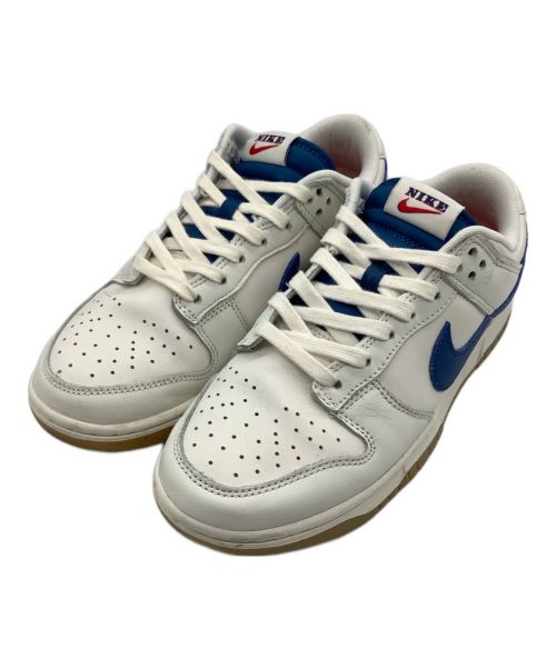 NIKE（ナイキ）NIKE (ナイキ) DUNK LOW Royal and Gum ホワイト×ブルー サイズ:SIZE 25.5cmの古着・服飾アイテム