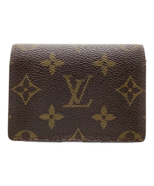 LOUIS VUITTON（ルイ ヴィトン）LOUIS VUITTON (ルイ ヴィトン) アンヴェロップ・カルト・ドゥ・ヴィジット モノグラム ブラウンの古着・服飾アイテム