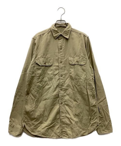 BIG YANK（ビッグヤンク）BIG YANK (ビッグヤンク) 50S~60S 長袖シャツ ベージュ サイズ:SIZE Lの古着・服飾アイテム