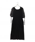 saharaサハラ）の古着「gather choker dress」｜ブラック