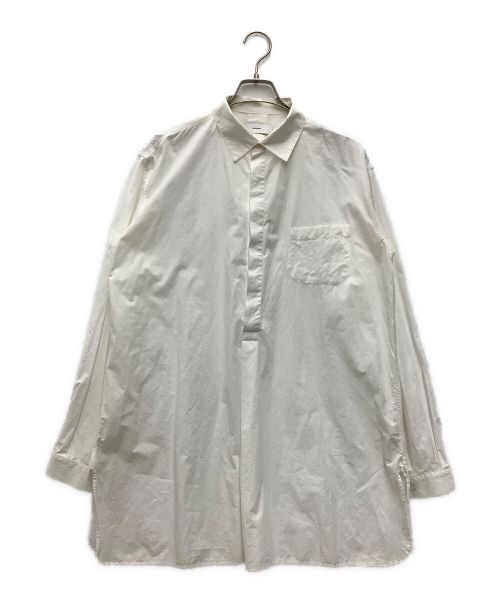 Graphpaper（グラフペーパー）Graphpaper (グラフペーパー) Pullover Long Shirt ホワイト サイズ:SIZE Freeの古着・服飾アイテム