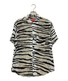 SUPREME（シュプリーム）の古着「オープンカラーシャツ/18SS tiger stripe rayon shirts」｜ベージュ