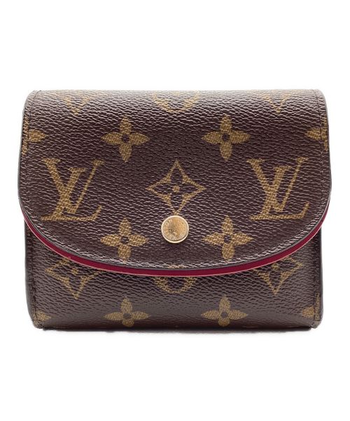 LOUIS VUITTON（ルイ ヴィトン）LOUIS VUITTON (ルイ ヴィトン) ポルトフォイユ アリアンヌ モノグラム ブラウン×ピンクの古着・服飾アイテム