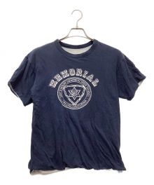 Champion（チャンピオン）の古着「MEMORIAL HIGH SCHOOL/カットソー」｜ネイビー