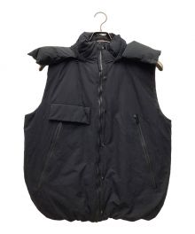 WILD THINGS×KIIT（ワイルドシングス×キート）の古着「22AW HIGH COUNT NYLON DOWN VEST/ダウンベスト」｜ブラック