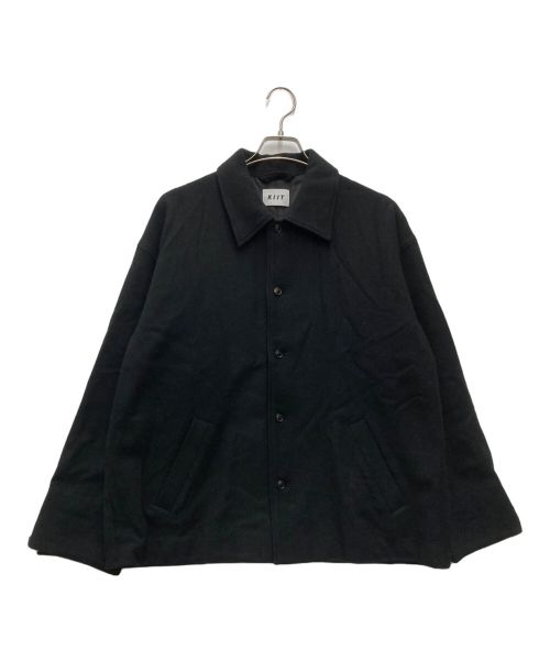 KIIT（キート）KIIT (キート) 19AW LAMB'S WOOL SHIRT JACKET/シャツジャケット ブラック サイズ:SIZE Mの古着・服飾アイテム