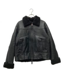 KIIT（キート）の古着「ZIP UP SHEARING BLOUSON/ムートンジャケット」｜ブラック