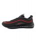 中古・古着 NIKE (ナイキ) AIRMAX97/BLACK/PICANTE RED-ANTHRACITE ブラック サイズ:SIZE 30cm：8000円